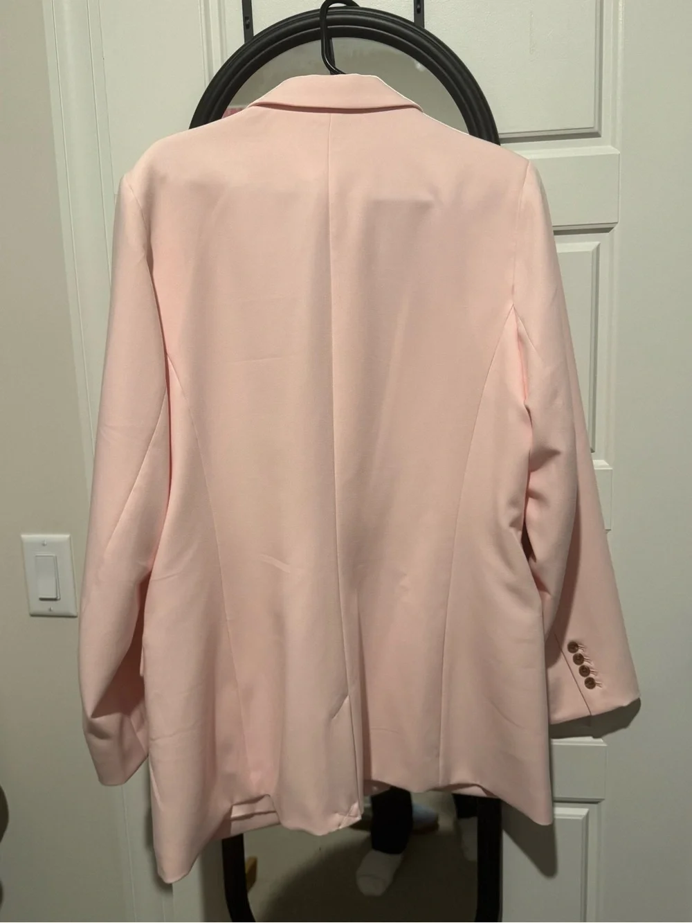 1. State Blush Pink Single-Button Tailored Blazer